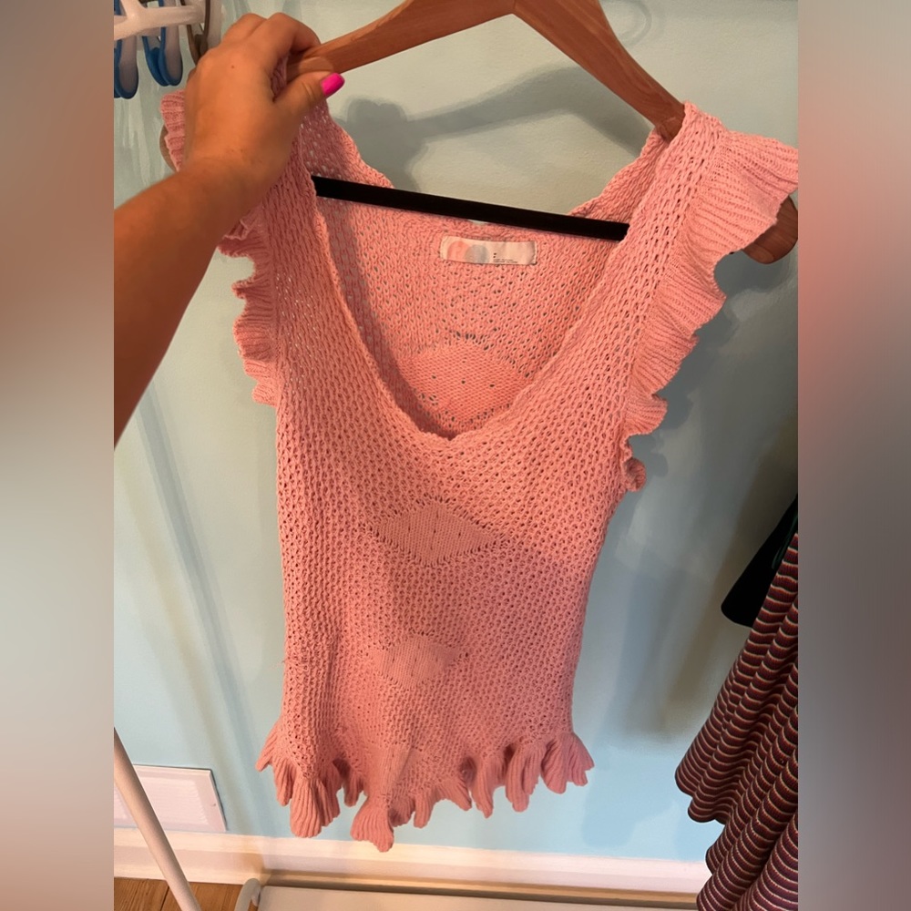 Free People Mykonos Fauxchet Sweater Mini